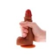 Fallo dildo Silicone Foreskin Dildo 18 cm