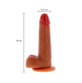 Fallo dildo Silicone Foreskin Dildo 18 cm - Falli Realistici - Sexy...