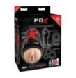 Set Masturbatore Elite Ass Gasm Vibrating Kit anello e plug