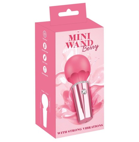 Stimolatore Vaginale Vibratore Mini Wand Berry - Stimolatori Vagina...