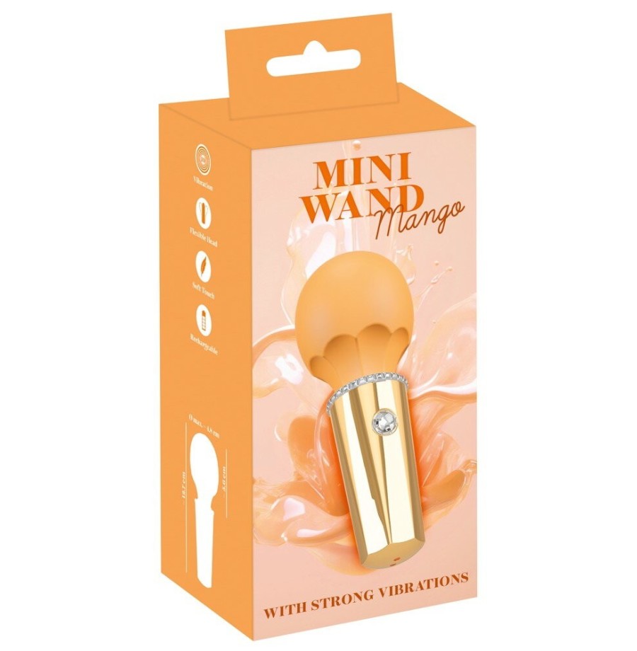 Stimolatore Vaginale mini wand mango