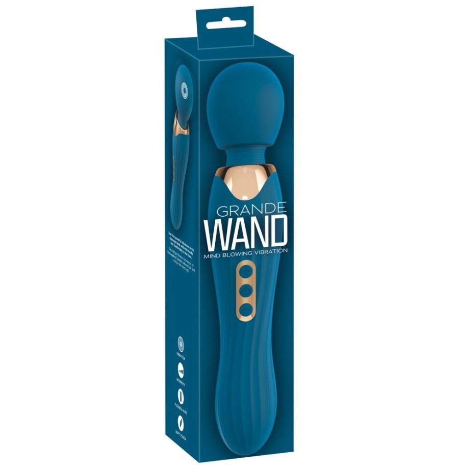 Stimolatore Vaginale Grande WAND blu