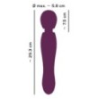 Stimolatore vaginale grande wand viola