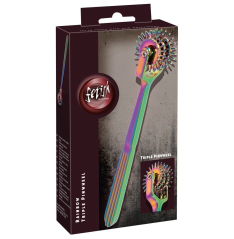 Rainbow Triple Pinwheel - Home - Sexy Shop Ingrosso