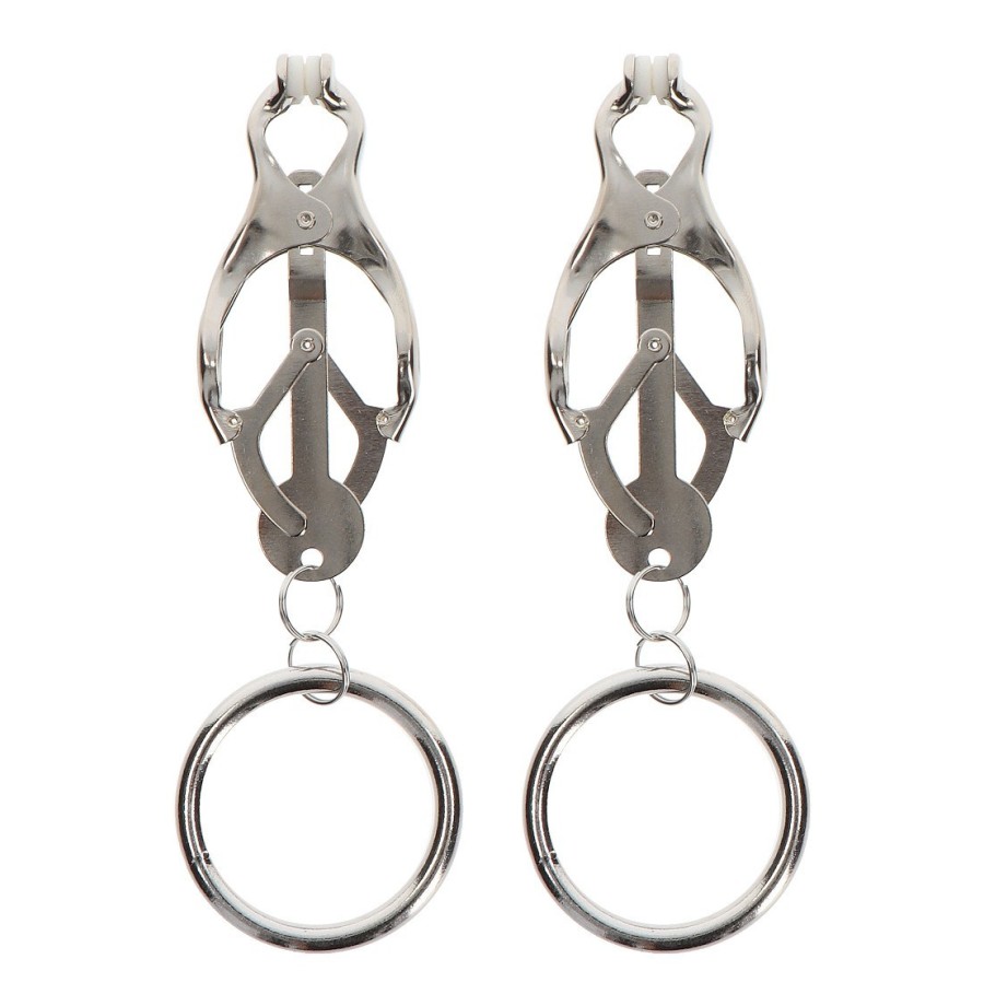 Taboom Nipple Play Butterfly Clamps With Ring