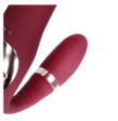 Bendable Vibrating Strapless Strap-on - Merlot Grape