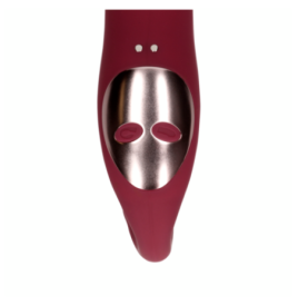 Bendable Vibrating Strapless Strap-on - Merlot Grape - Vibratori St...