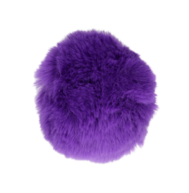 Bunny Tail with Metal Butt Plug - Purple - Plug Anale - Sexy Shop I...