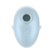 Cutie Ghost - Air Pulse Vibrator - Blue