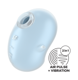 Cutie Ghost - Air Pulse Vibrator - Blue - Succhia Clitoride - Sexy ...