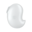 Cutie Ghost - Air Pulse Vibrator - White