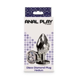 Plug anale ToyJoy Disco Diamond medio - Plug Anale - Sexy Shop Ingr...