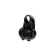 Anello per pene con testicoli ToyJoy Black