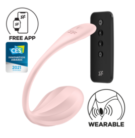 Ribbed Petal Connect App - Vibratore di coppia - Rose - Ovetto Vibr...