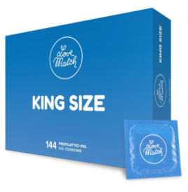 Preservativi King Size Profilattici love match 144 pezzi - Preserva...